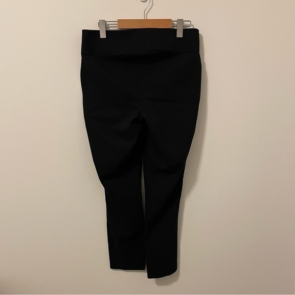 Relaxed Fit Jogger Lightweight Ponte Mid Rise Pants Back Size - Picture 3 of 9